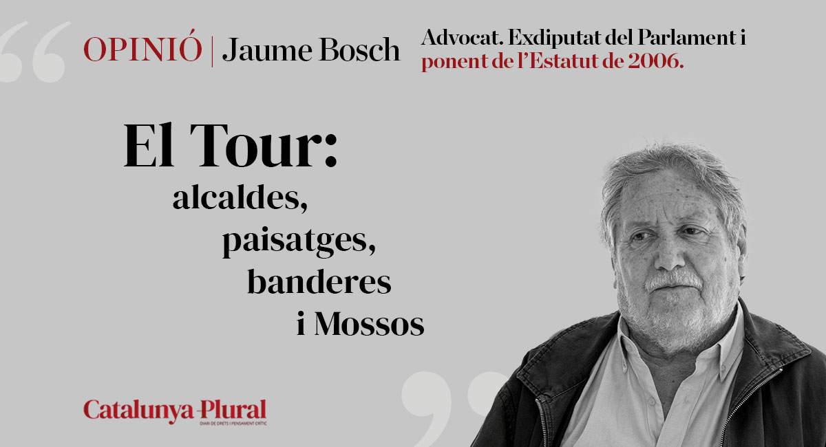 El Tour: alcaldes, paisatges, banderes i Mossos